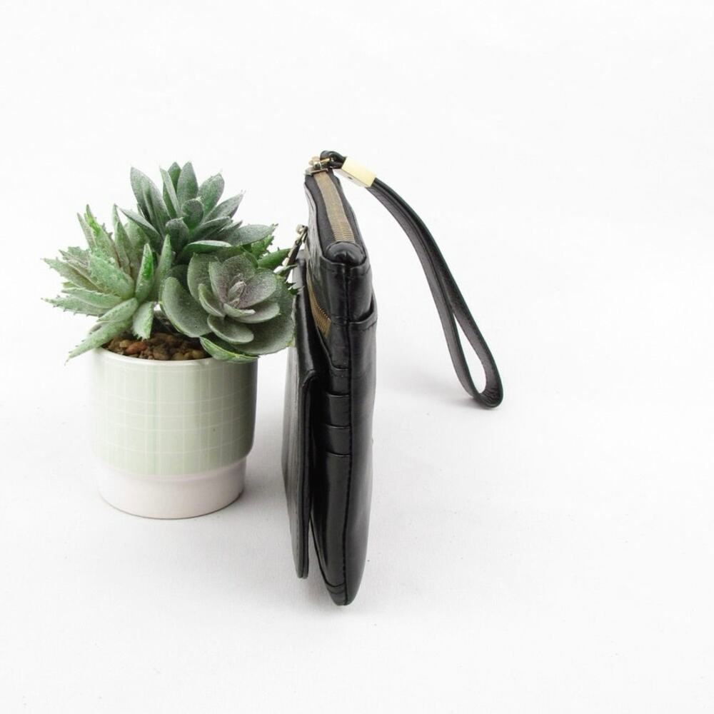 Hobo Black Leather Wristlet - Picture 4 of 7